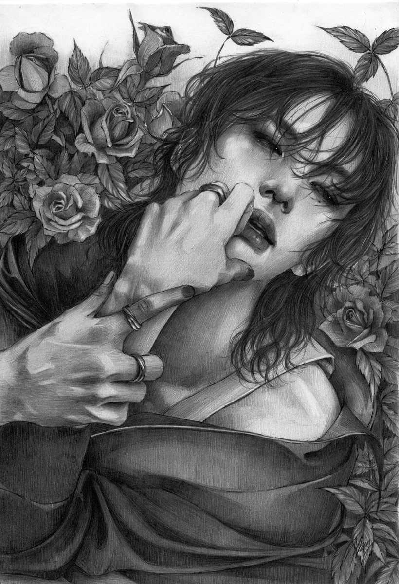 Hours and hours of pencil work✨