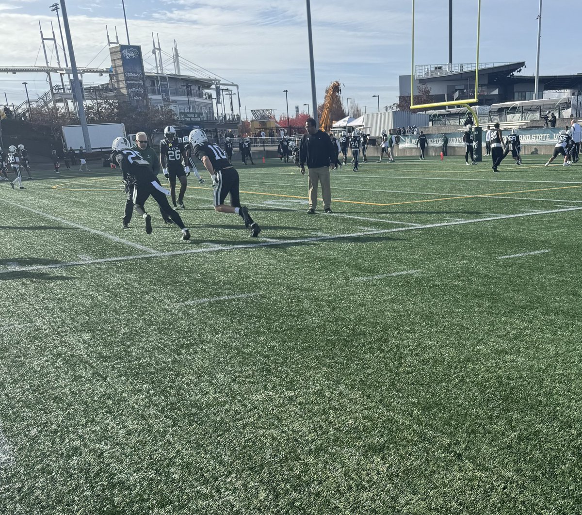 Thank you <a href="/coachely89/">John Ely</a> for the invitation to watch <a href="/psuviksFB/">Portland State Football</a> compete against <a href="/SacHornetsFB/">Sac State Football</a>!