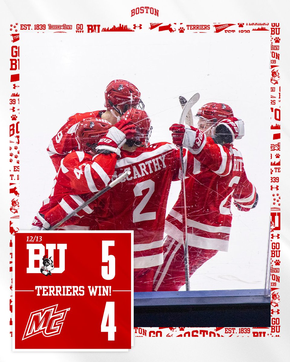 TerrierHockey's tweet image. Got it done. Heading home with a sweep of the Warriors!