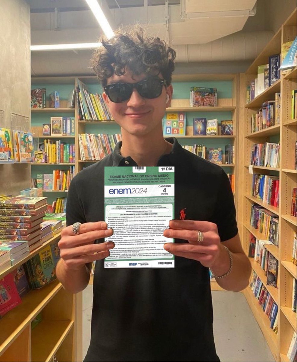 acervocharlieb's tweet image. 🚨 ATENÇÃO: INEP informa que o ator Charlie Bushnell irá CORRIGIR as redações da prova do ENEM 2025.