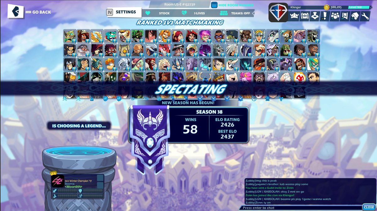 Khinger_bh's tweet photo. wanna join same guild with goat of brawlhalla ? https://t.co/tPvvNQonN8