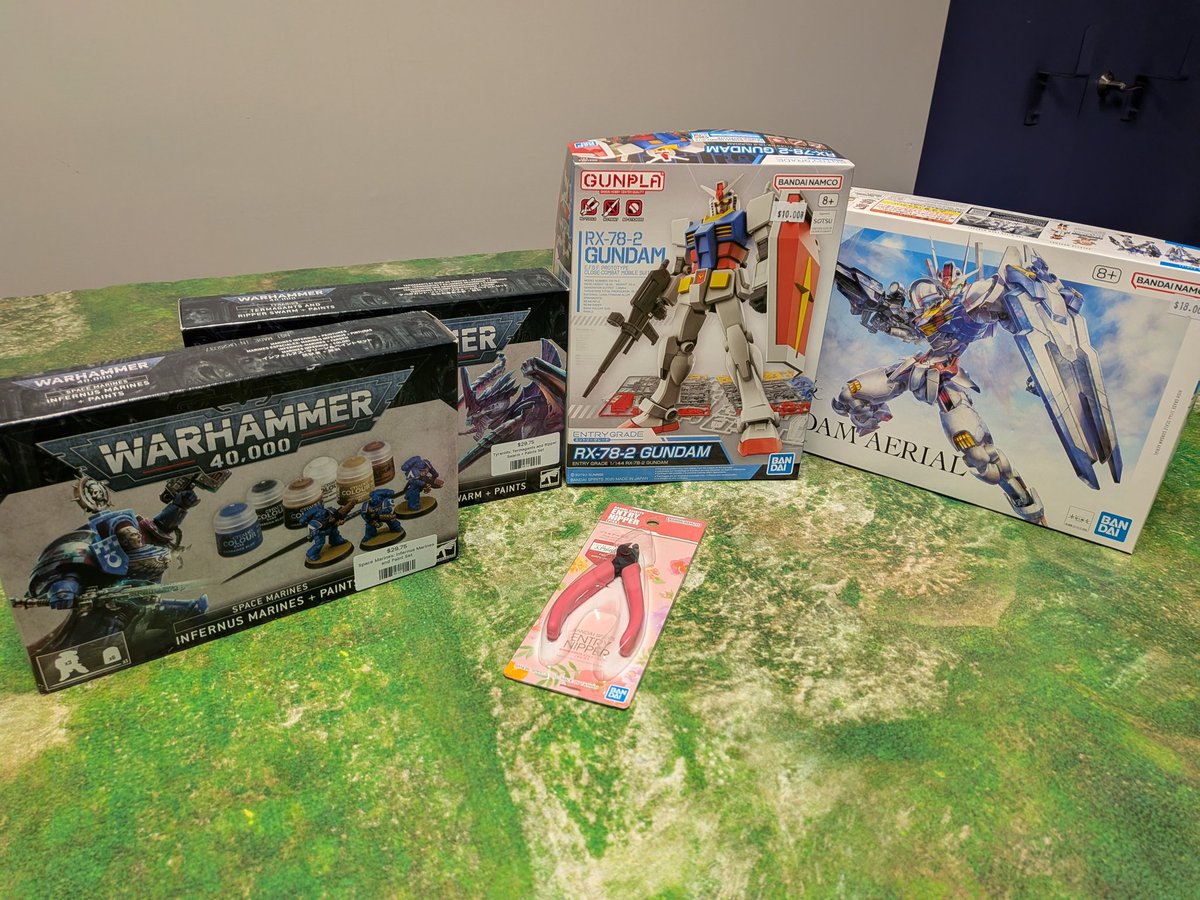 XepherArcade's tweet image. We're thinking about doing some sort of starter packs for smaller vtubers to get them started with Warhammer or Gunpla for streams. Something in the realm of sponsorships. Still drafting 🤔🤔🤔