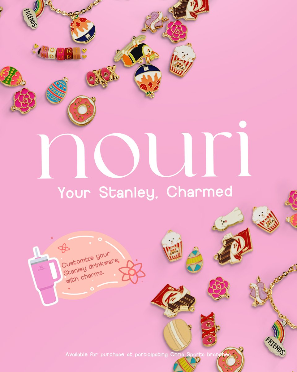 chrissportsph's tweet image. Not gatekeeping this! Your Nouri Charms are waiting.

Shop now at select Chris Sports branches.

#ChrisSportsPH #PlayItYourWay #Charms #GiftIdea #Gift #Holidays