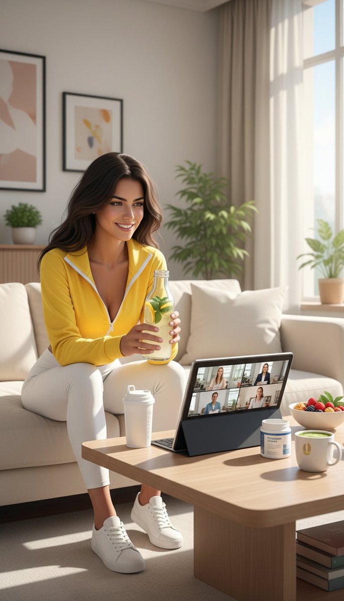 wellness__aila's tweet image. &quot;Binge-watching a seminar is the new Netflix marathon. My secret? Lemon-infused collagen for that brain and body boost. Don&apos;t pause your wellness, folks! #WellnessTips #BrainPower&quot;