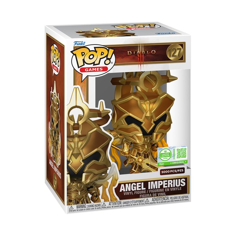 LEFunkoDB's tweet image. 053: Angel Imperius Funko POP! - 1/5,000

Release: 31/10/25

Limited Edition, 5,000 Pieces Only (Ultra)

Funko Exclusive

#Funko #FunkoPOP #LimitedEdition #Diablo