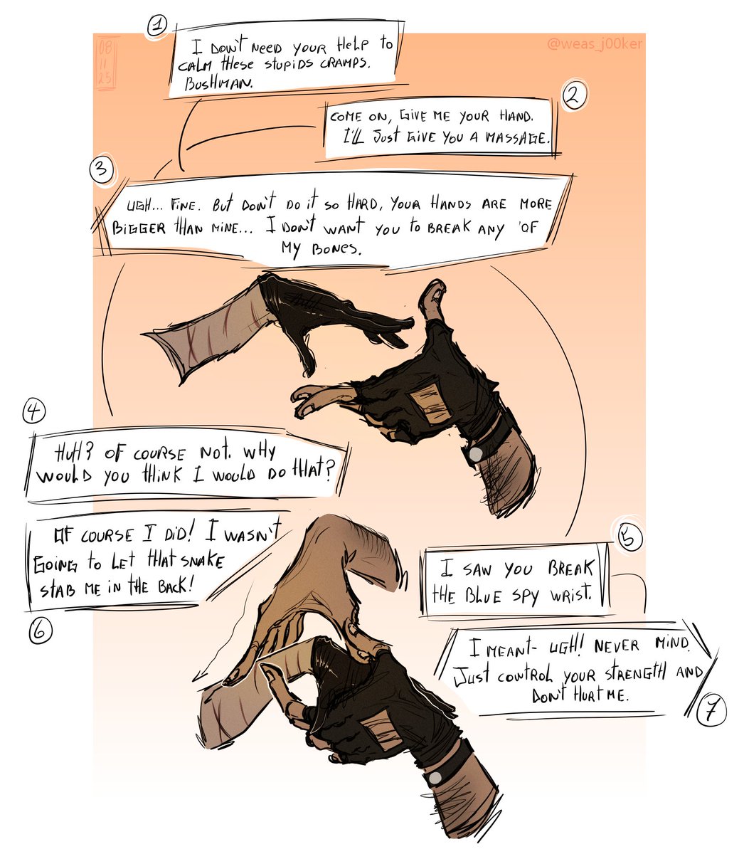 _SaiyajinXxX_'s tweet image. Hands.

#bloodysuit #sniperspy #TF2