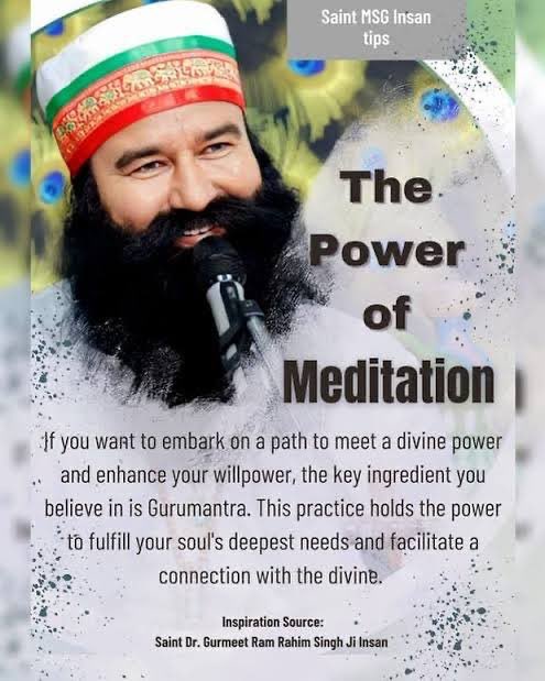 preetiinsan90's tweet image. Sundays are meant for spiritual healing! 🌺 Saint Gurmeet Ram Rahim Singh Ji motivates everyone to dedicate this day to meditation, seva, and self-reflection — the real path to peace and happiness. 💫
#SpiritualSunday