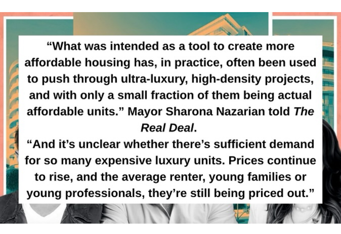 sharona4bh's tweet image. As Mayor, I’ll keep fighting for responsible growth — not luxury projects disguised as “affordable housing.”

We need balanced, inclusive development that serves residents, not just developers.

Local control matters. Beverly Hills deserves thoughtful planning. 🏙️

#SmartGrowth