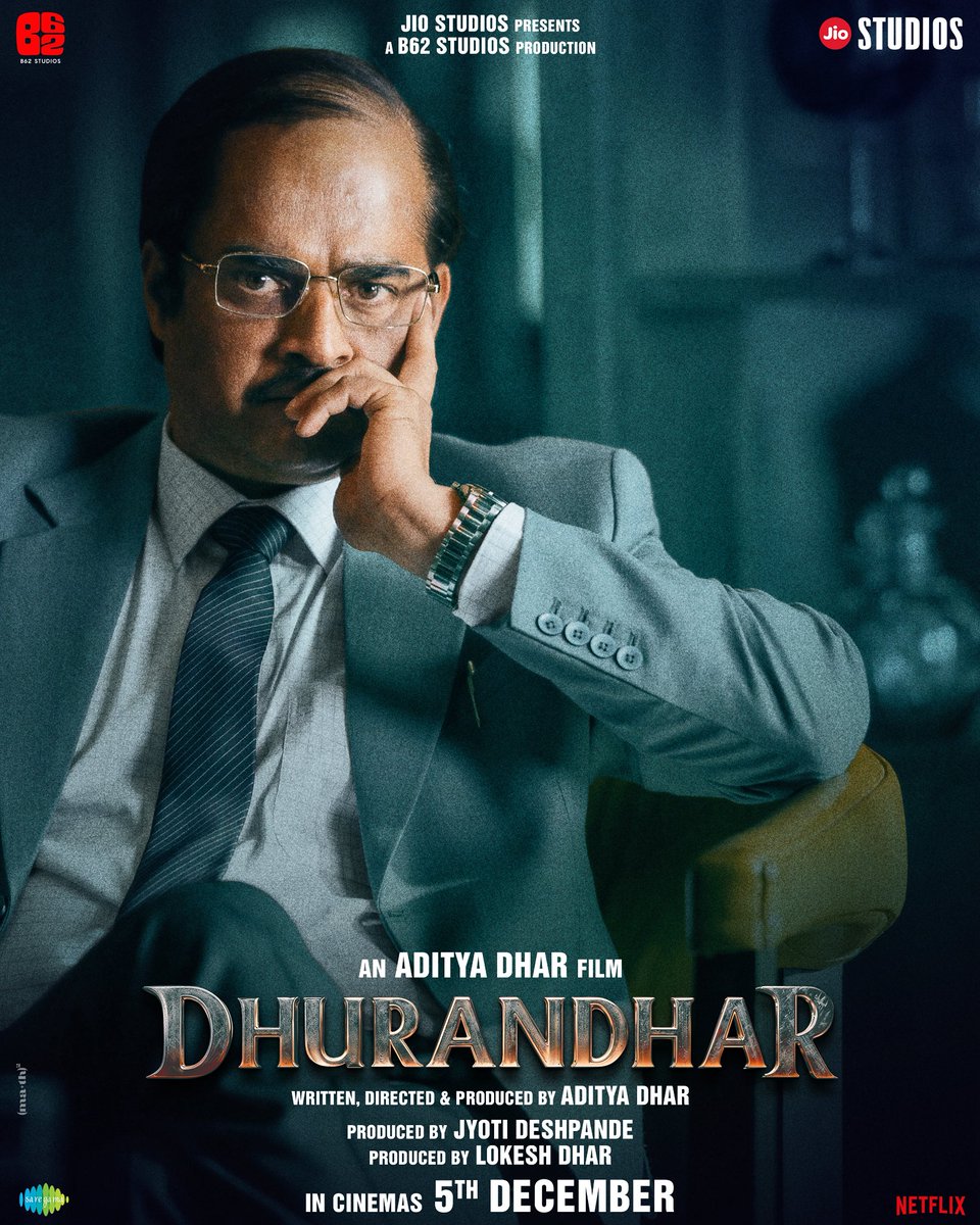 The Charioteer of Karma. 

3 Days To Go! 

#DhurandharTrailer out on 12th November at 12:12 PM. 

In Cinemas 5th December.

#AkshayeKhanna <a href="/duttsanjay/">Sanjay Dutt</a> <a href="/ActorMadhavan/">Ranganathan Madhavan</a> <a href="/rampalarjun/">arjun rampal</a> #SaraArjun <a href="/bolbedibol/">TheRakeshBedi</a> <a href="/AdityaDharFilms/">Aditya Dhar</a> #JyotiDeshpande <a href="/LokeshDharB62/">lokesh dhar</a> <a href="/jiostudios/">Jio Studios</a> <a href="/B62Studios/">B62 Studios</a>