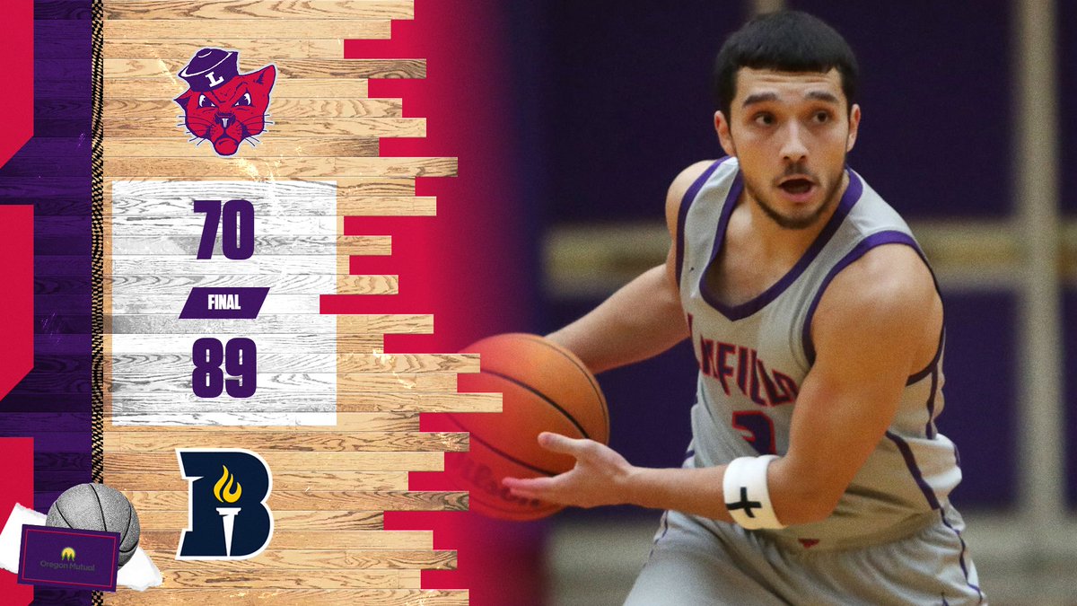 linfieldsports's tweet image. Men&apos;s basketball falls to Bushnell in season opener.

#RollCats | #d3mbb | #NWCmbb 
@linfieldmbb