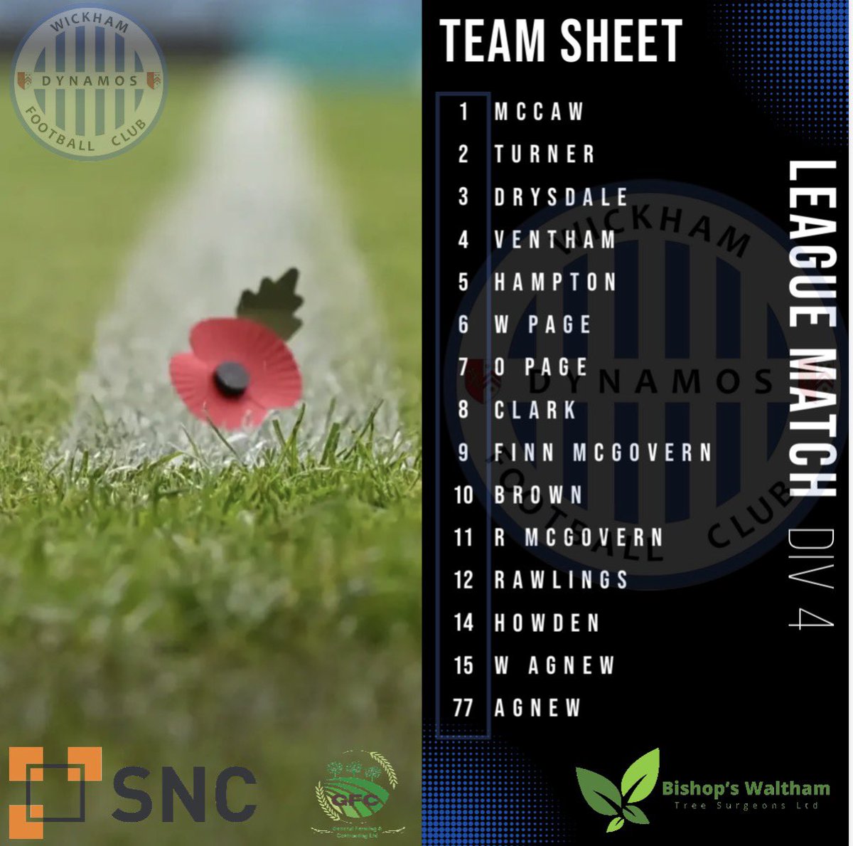 Matchday is here!

Join us for our slightly later Kick off and pay your respects to those than have fallen with us 

#UTW #LESTWEFORGET