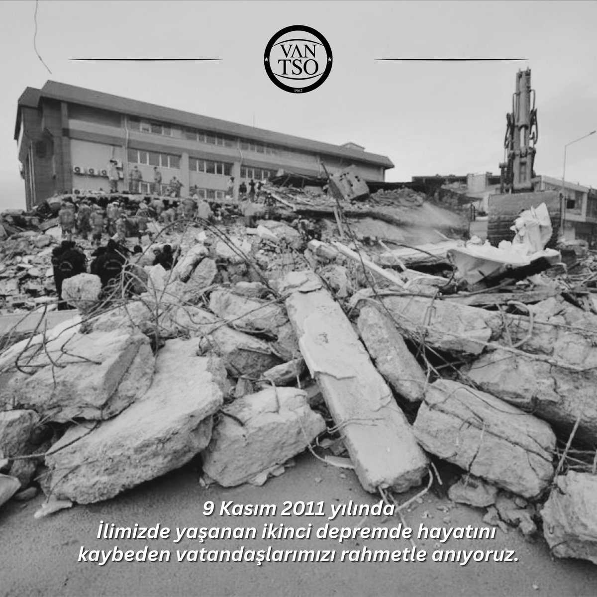 9 Kasım 2011 yılında İlimizde yaşanan deprem felaketinde hayatını kaybeden vatandaşlarımızı rahmetle anıyoruz.

<a href="/NecdetTakva/">Necdet Takva</a> #VanDepremi