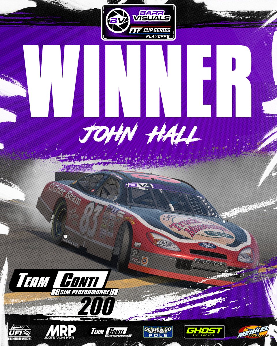 18 different winners in the 2025 <a href="/BarrVisuals/">Daylon Barr</a> FTF Cup Series season.

<a href="/johnhall03/">John Hall</a> adds his name to the list, winning the caution-free <a href="/TeamContigg/">Team Conti</a> 200 at The ROCK!

One race to go. Six potential champions still standing.

Tune in on the iRacing channels next week for the finale!