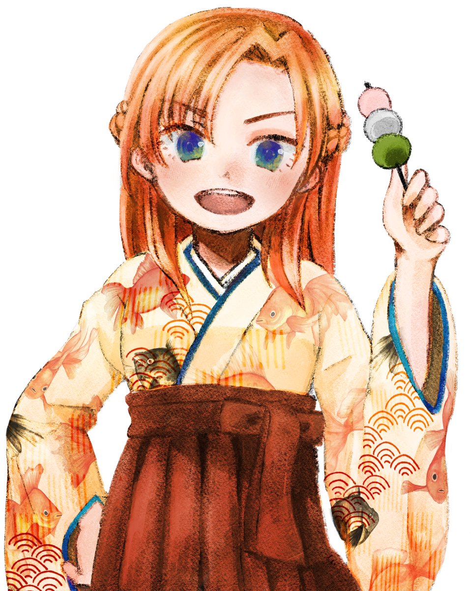kayamochi's tweet photo. お願いされてた絵が、描けた〜！！🙌🙌🙌
指定の条件のおかげでとても可愛い女の子になった、うれし〜🙌
好みのアナログ調で描けたのも嬉しい、ハッピー🤗 https://t.co/5BTchtShJM