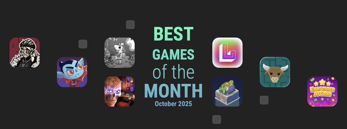 So happy that my newly released game "Letter Flow" was featured as AppAdvice’s Top Pick for October 2025! Awesome to see it already on the “Best New Games of October 2025” list.

Read more here:
appadvice.com/best-ios-games…