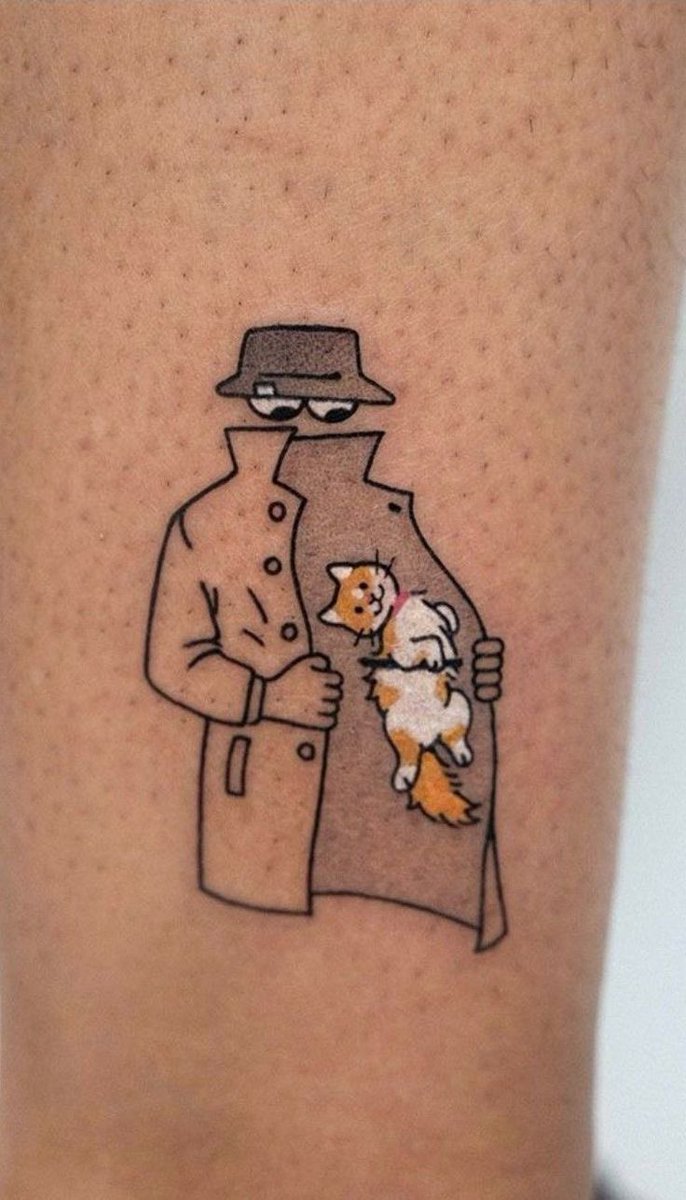 I don't know who the artist is, but this is amazing tattoo art! 🥹🧡