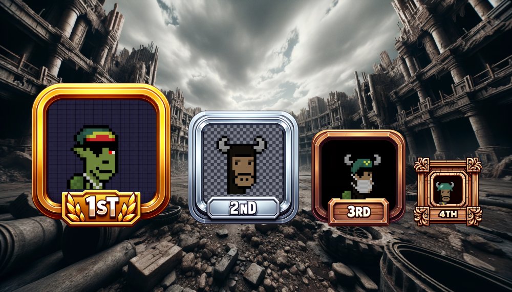 ⚔ Shillverse Arena Results ⚔

 Fighters: 11
 Rounds: 4
 Fights: 12
 1st <a href="/umdTerpfan/">Eldon</a> #11611 - 40 $ROOT
 2nd <a href="/KRMKTWN/">𝗞𝗥𝗠₭TⵣWN</a> #49 - 30 $ROOT
 3rd @bartjez_ #110 - 15 $ROOT
 4th <a href="/Wookiewins2/">Wookiewins</a> #20 - 15 $ROOT

 #TheShillverse