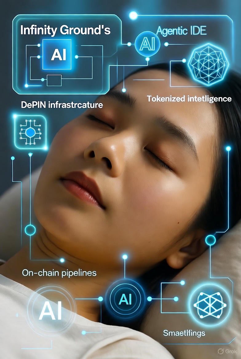 OkolieL35710's tweet photo. The next era of Web3 won’t be powered by code it’ll be powered by cognition.
@infinityg_ai introduces cognitive infrastructure systems that don’t just execute logic but understand intent. It’s the shift from automation to comprehension, from smart contracts to intelligent network https://t.co/Zq7RvVwXl7