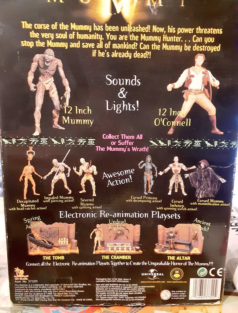 ハムナプトラのフィギュアをお持ち頂いております 今回入荷分も