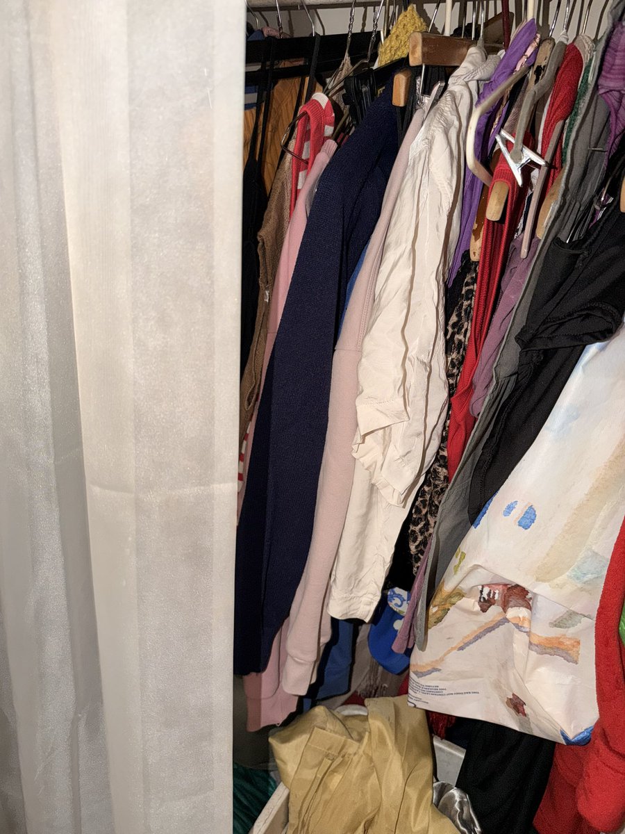 starzenith33's tweet image. I really need a bigger closet, re arranging my fresh clothes after laundry day. #organization