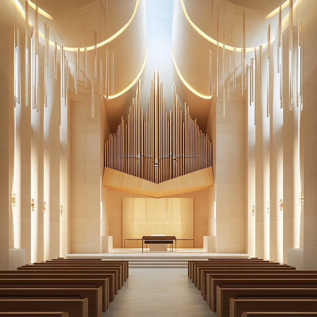 phokuinc's tweet image. Modern and contemporary church or chapel architecture, focusing on light, minimalism, and spatial interior design line of sight #InteriorArchitecture #ConceptDesign #moodboard #Ekplorasi