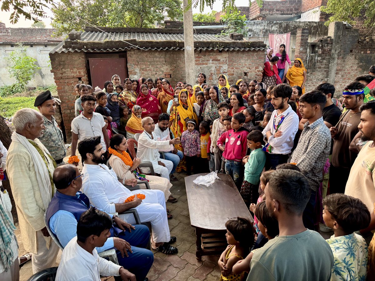 princerajpaswan's tweet photo. अरवल विधानसभा क्षेत्र में जनसंपर्क कर राष्ट्रीय लोक जनशक्ति पार्टी के प्रत्याशी दिव्या भारती जी के लिए चुनाव प्रचार किया। https://t.co/A2JYb2gCiz