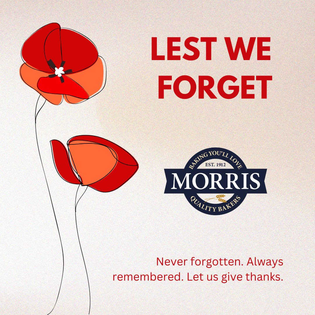 MorrisBakery's tweet photo. #remembrance #rememberenceday #wewillrememberthem #remembering #RemembranceSunday https://t.co/OER4lD1LFD