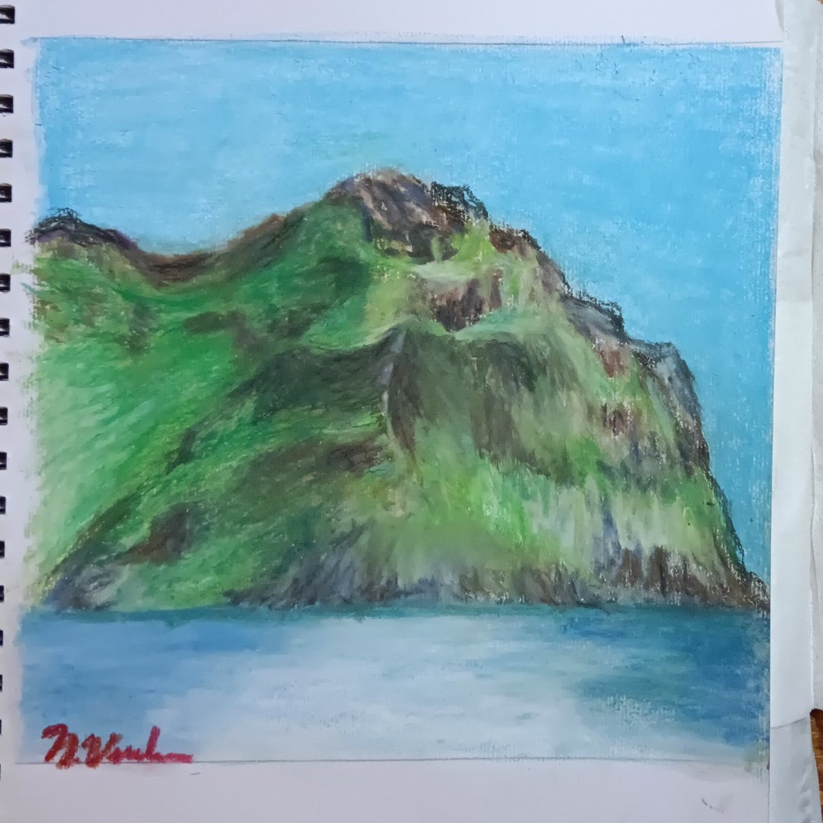 Tried my Hand At Some more  Oil Pastel Drawing🎨😊