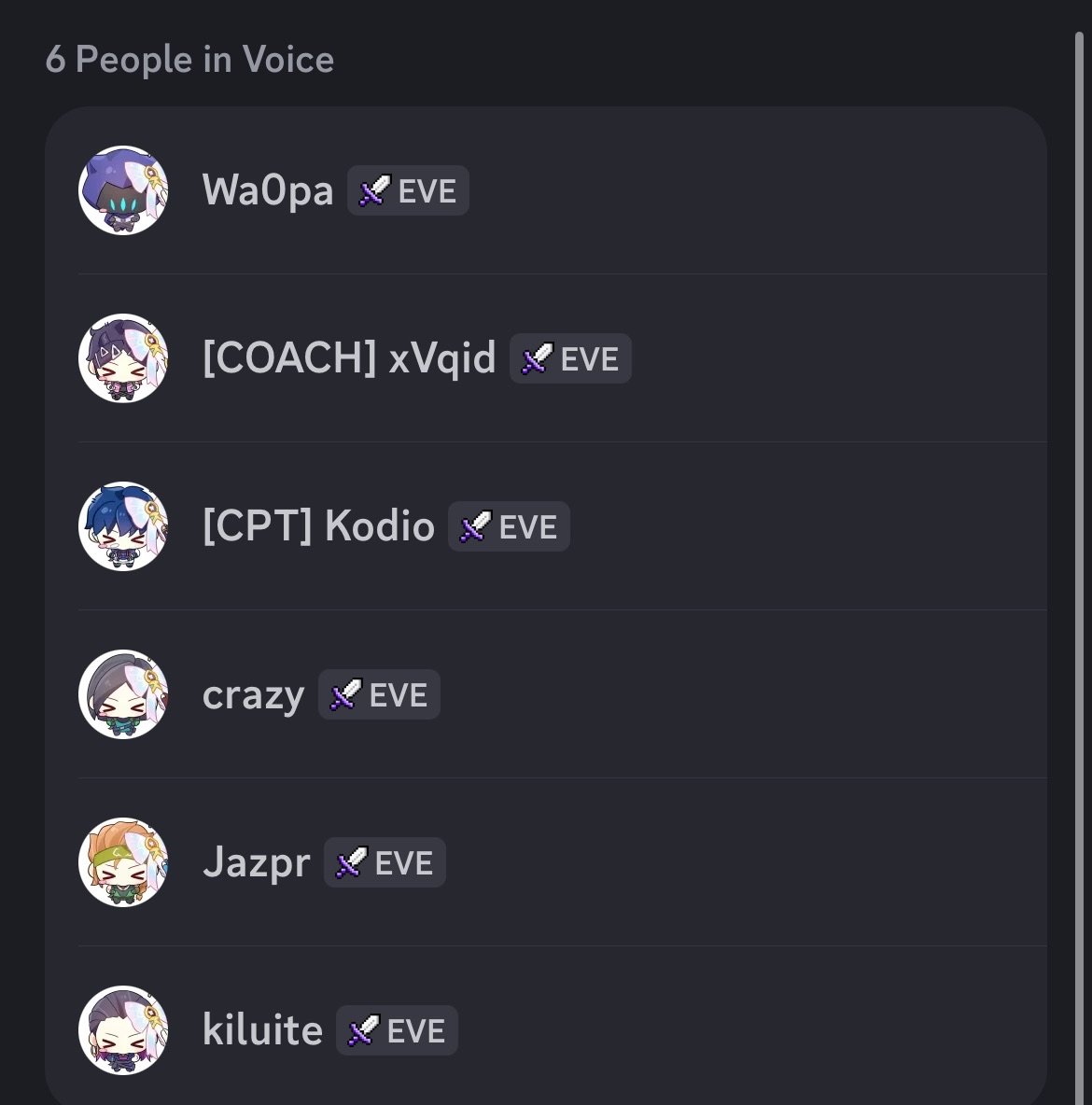 EternalValorES's tweet photo. tfw the squad has matching profile pics 👉👈 https://t.co/JGOPGPauDD