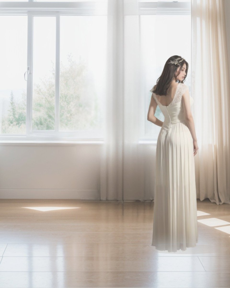 KOffice_KAORI's tweet image. 【#SDミニTips 033🍬】

★広告シリーズ 大人のウエディング/試着会★

その2 背景をAIで生成して合成✨

・背景をSDで生成
・花嫁と背景を別生成して合成
・自然光“撮影風”に仕上げ

AIでここまでできる！

次回は広告に仕上げます💍

#StableDiffusion #広告デザイン #商品撮影代行 #ブライダル広告