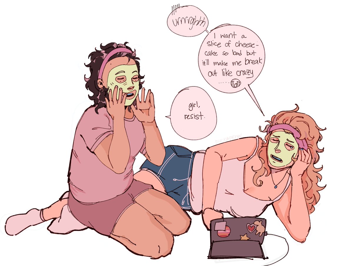 duckadenn's tweet image. haley&apos;s the type to force them both to go on a diet and then complain about it the whole time LMAO #shutterspeed