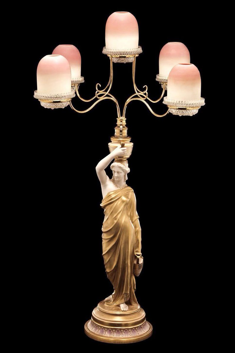 A Cricklite Figural Five-Light Fairy Lamp.