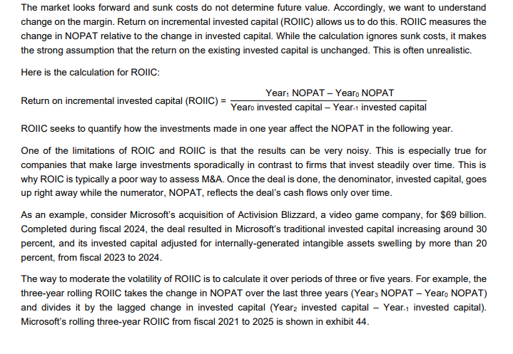 EquityValueIn's tweet image. Return on incremental invested capital , a concept that is usually not spoken about enough , is the true driver for forward rate of change 

Incremental decisions to better capital deployment to beat opportunity cost , very important to think this way