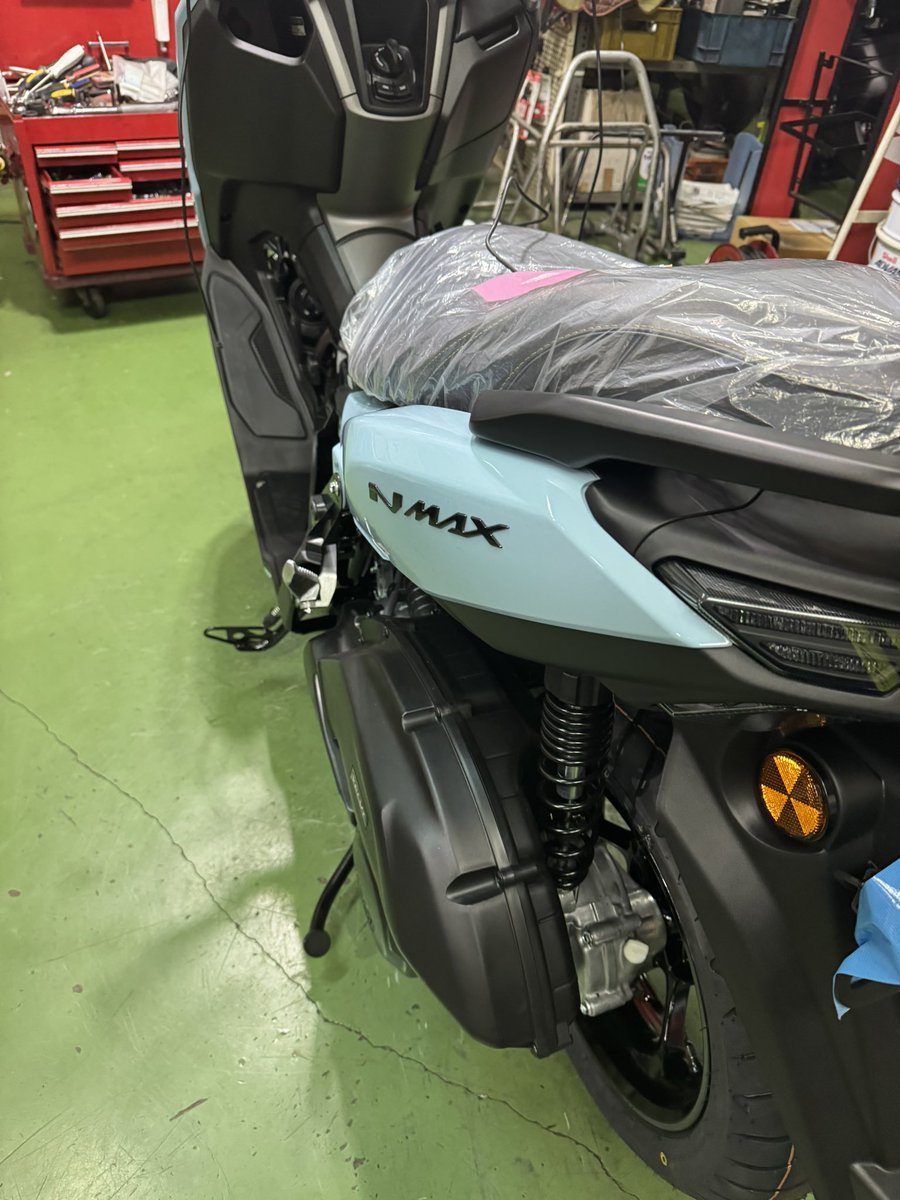 bikegaokosenai 我が家が新しく納車する「NMAX155」です♪︎ジャイ子