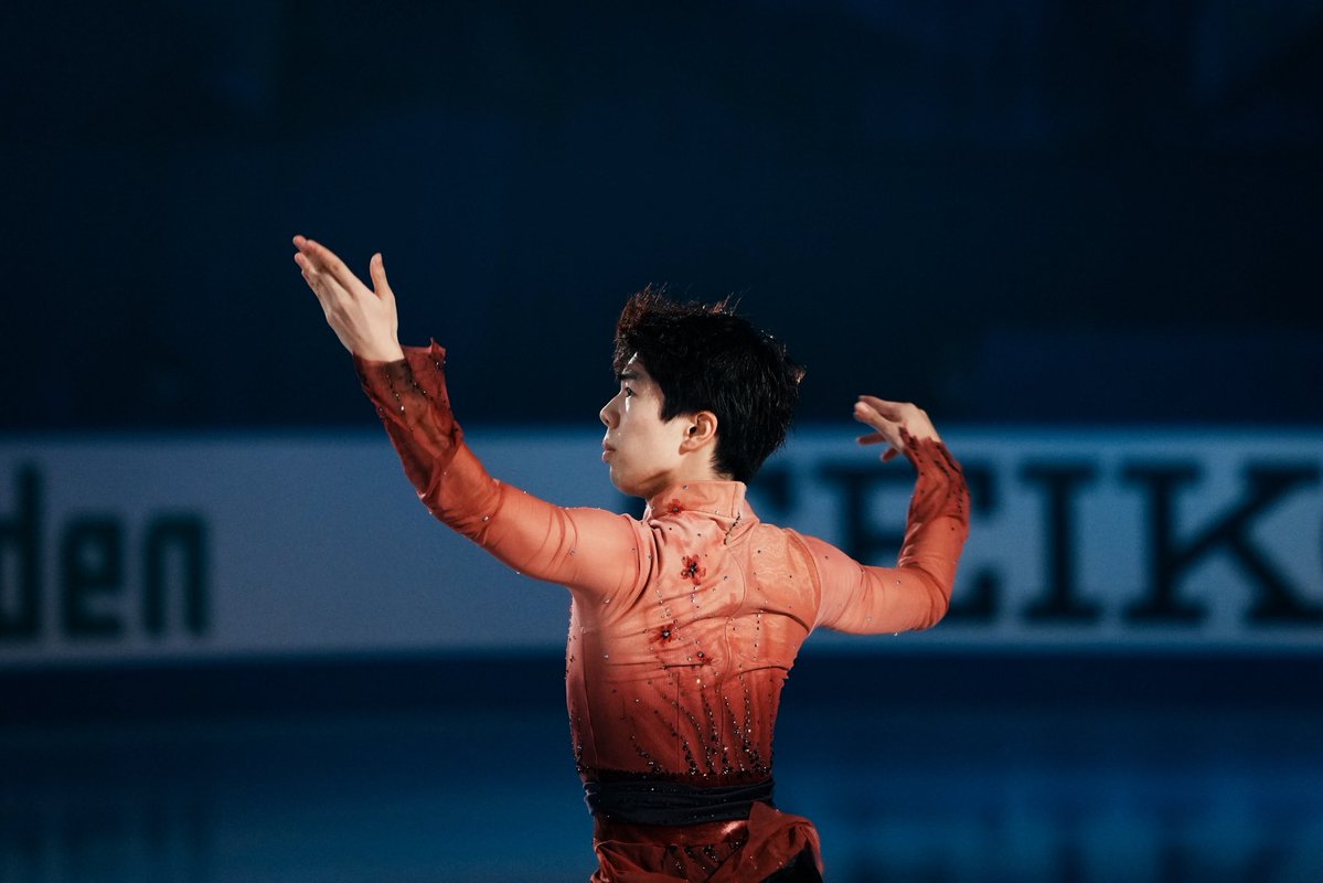 TheAnswerFigure's tweet image. ⛸️#NHK杯 エキシビション

#佐藤駿
#フィギュアスケート 

写真：中戸川知世（@nakatogawachise）