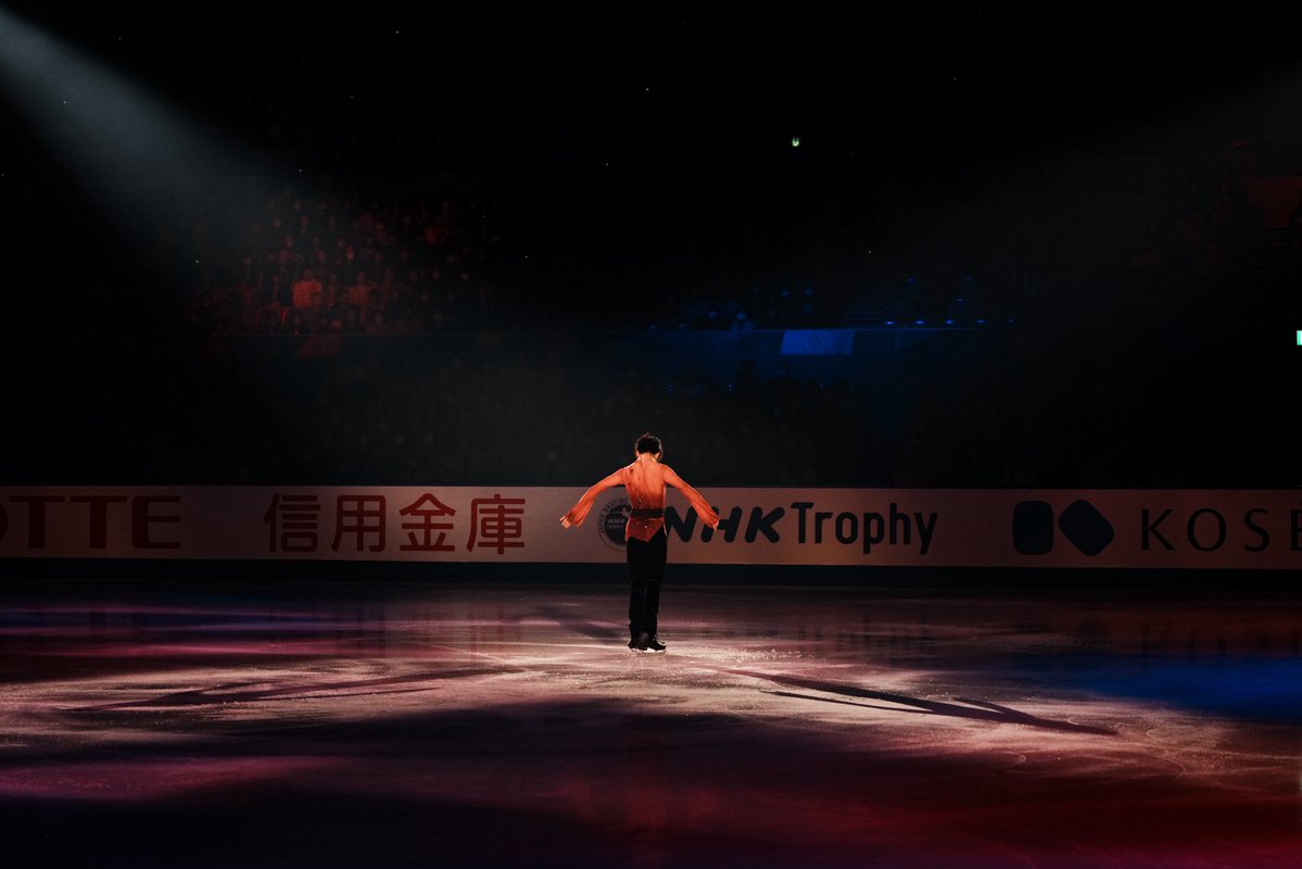 TheAnswerFigure's tweet image. ⛸️#NHK杯 エキシビション

#佐藤駿
#フィギュアスケート 

写真：中戸川知世（@nakatogawachise）