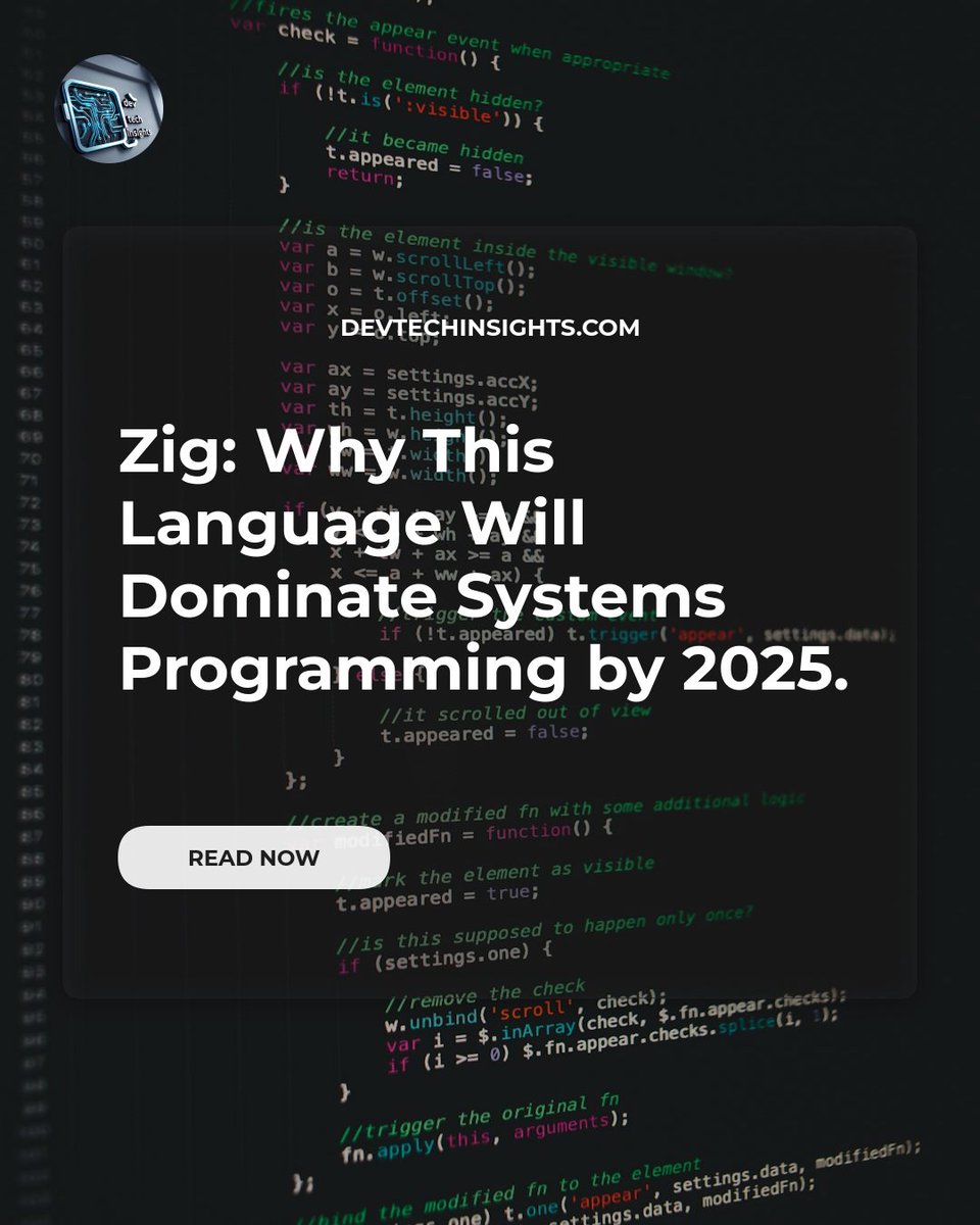 KhansbArkhan's tweet image. Zig is disrupting the low-level dev scene! 🔥 Expect this bare-metal powerhouse to redefine systems programming by 2025. Me...

See the article:
devtechinsights.com/zig-language-f…

#ZigLang #SystemsProgramming #LowLevel #BareMetal #TechTrends #2025Tech #CompSci