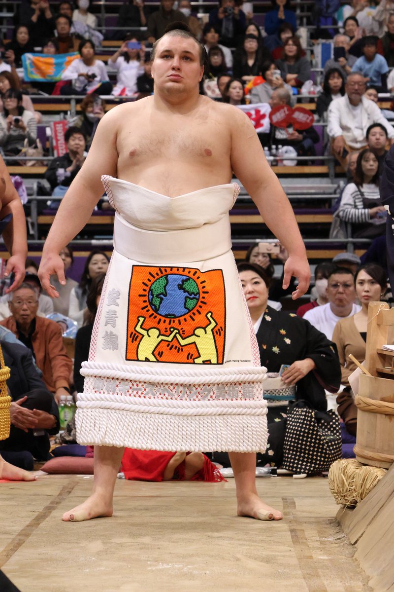 錦鯉土俵入り 初日の様子＞ 幕内土俵入り 安青錦 伯桜鵬 #sumo #相撲 #十一月場所
