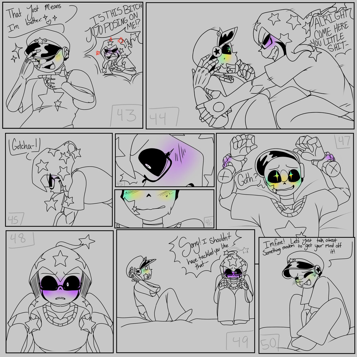 I FINALLY FINISHED PART 7 AFTER SOOOOO LONG!!!!!! (Life was kicking my ass) #poth #undertale #undertaleAU #palettexgoth #sansau