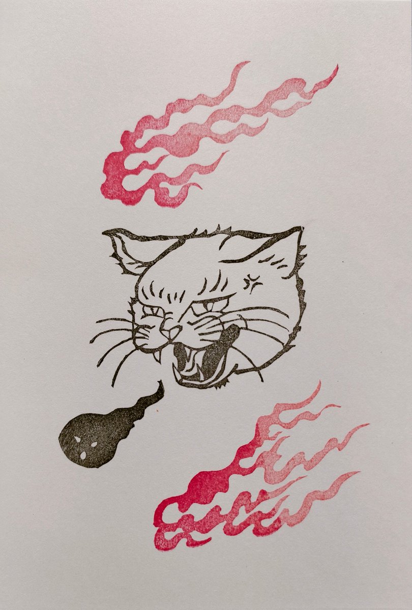 omyoido0829's tweet photo. おこにゃん
猫は怒っててもかわいい

#消しゴムはんこ
#消しゴム版画 https://t.co/PfFA8GPFnw