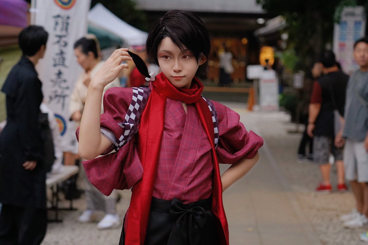 dhu_splay's tweet photo. 【五色人まつり2025 コスプレランウェイ⛩️】
cos 刀剣乱舞 加州清光
※許諾を得て撮影をしています
撮影: MediaLinkLab
#cosplay9 #c9コスプレランウェイ https://t.co/88GTW7dWH8
