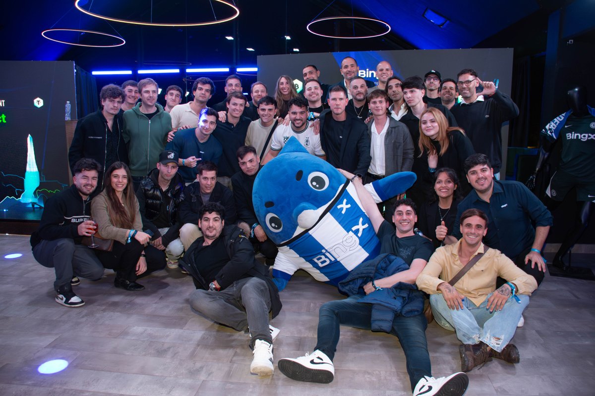 BingXOfficial's tweet photo. #Labitconf2025 with BingX was all about:
✅ AI-powered trading insights
✅ Connecting with crypto innovators
✅ Sharing bold ideas & shaping the future
Thanks Argentina! Let’s keep building smarter trades together. https://t.co/WOL30LAsX3