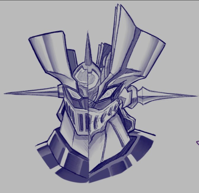 It's been a while since I last drew Mazinger Zero