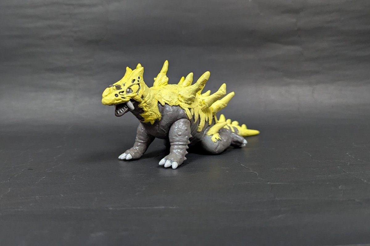 古代粘菌怪獣エドマフィラのソフビが完成！ #エドマフィラ