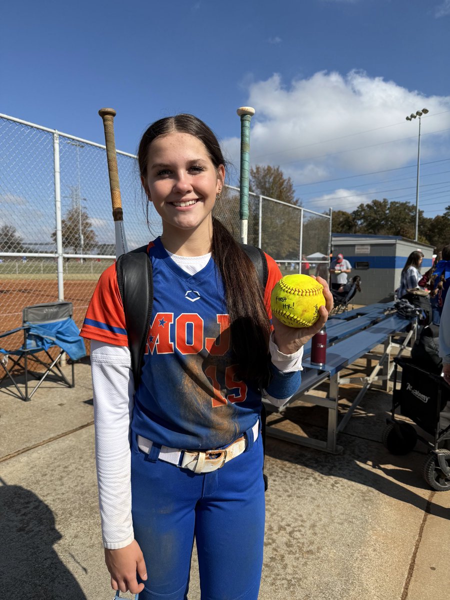 Congratulations Bay on her first of many Home Runs!!! We are proud of you.