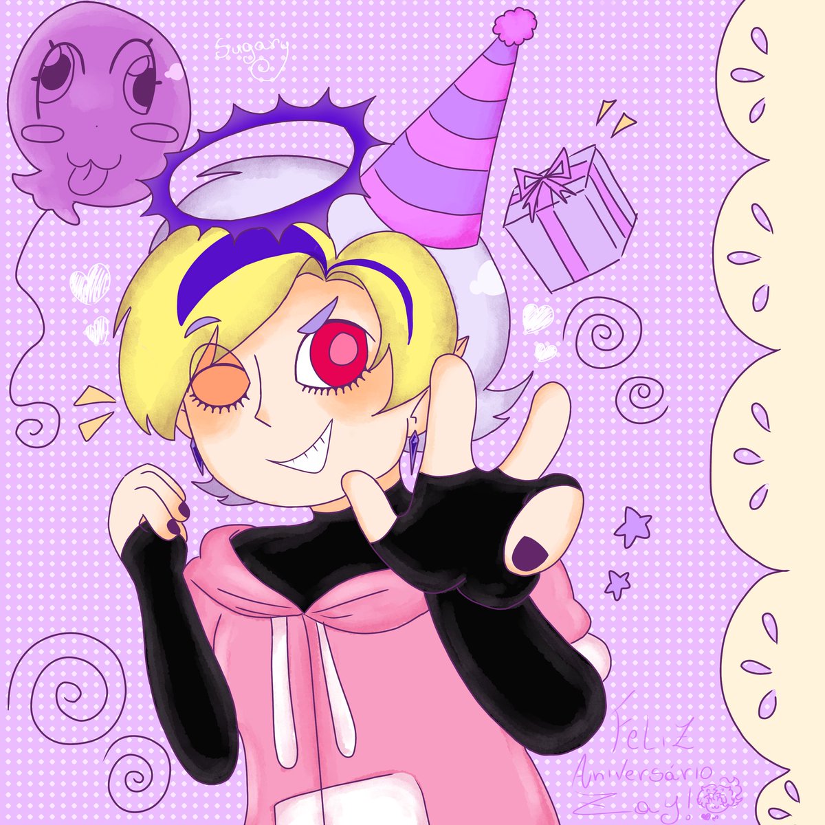 🪽🎈 Feliz aniversário Zayy!! Hihihi que seu dia seja maravilhoso, você é uma pessoa muito gente boa e que me faz rir muito, eu fico muito feliz em ser sua amiga, enfim! Parabéns mia fia B) <a href="/Zay_Angellinsss/">★Zay★ (Nova conta‼️amanhã!!🎂)</a>