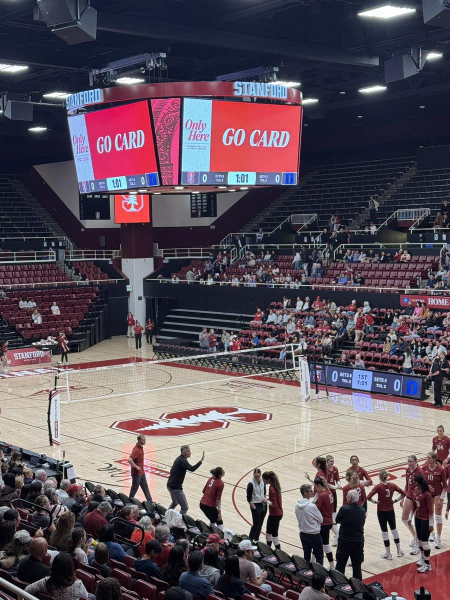 slamdunk406's tweet image. After having some Panda Express, I’ve arrived at Maples Pavilion (second time today) for Stanford Women’s Volleyball vs. Duke. 

#Stanford #ACCWVB #Duke