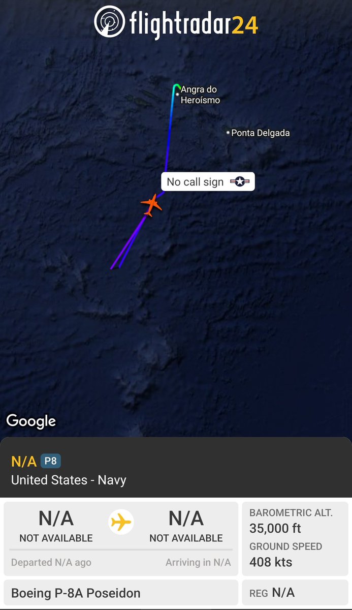 sipjack1776's tweet photo. Interesting spot for a P-8 π€
#AE688F πΊπ²
RTB Lajes
@Borrowed7Time @N214WN @CeciliaSykala @MT_Anderson https://t.co/4nMNAtPdAS