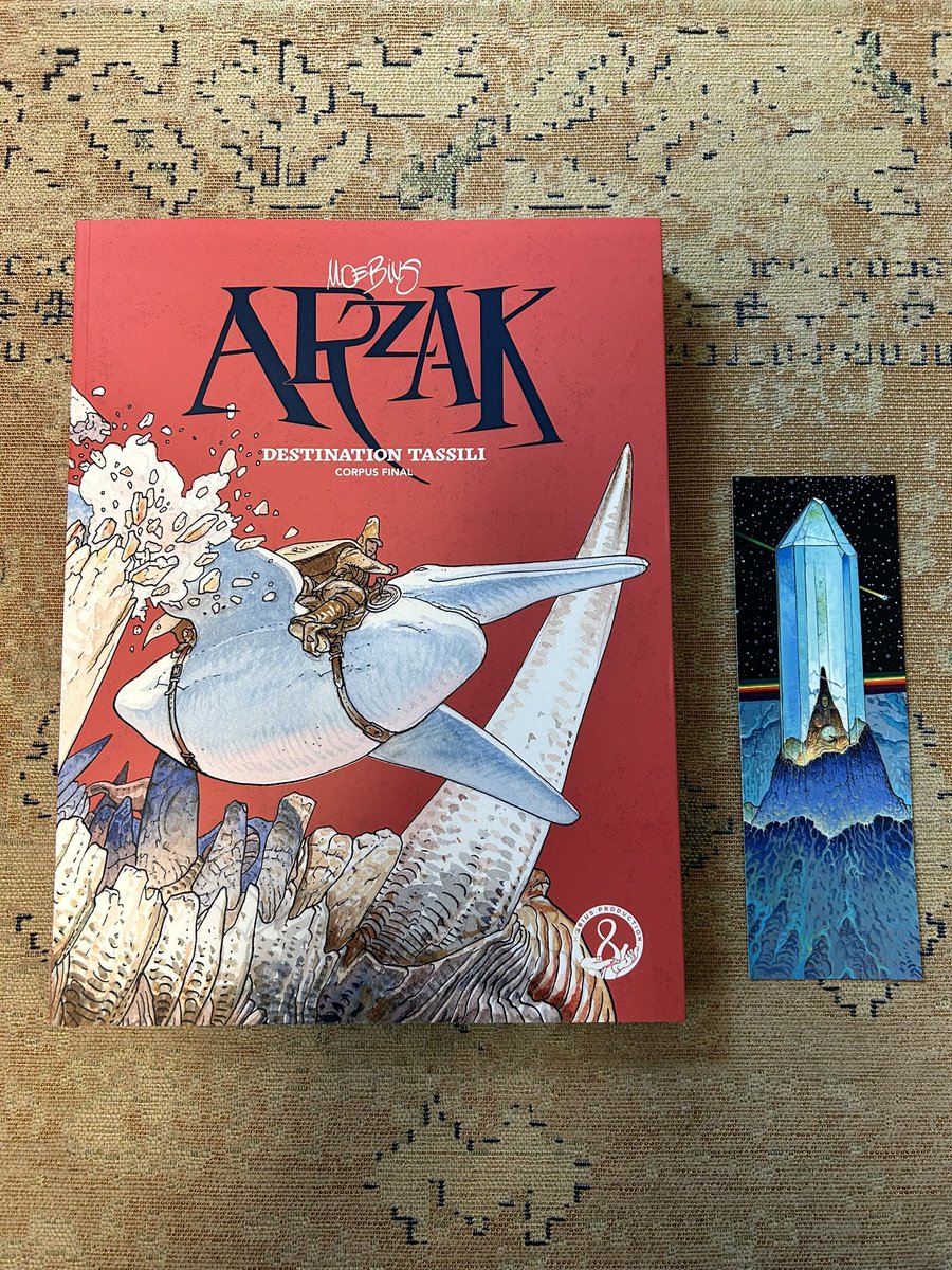 SandVehicle's tweet image. おそらく日本で唯一のバンドデシネ専門店、メゾン・プティ・ルナールでメビウスの作品「アルザック」を購入しました。やはり原点にして頂点。全てのアートがインスピレーションに溢れていて素晴らしいです。何度も鑑賞します。