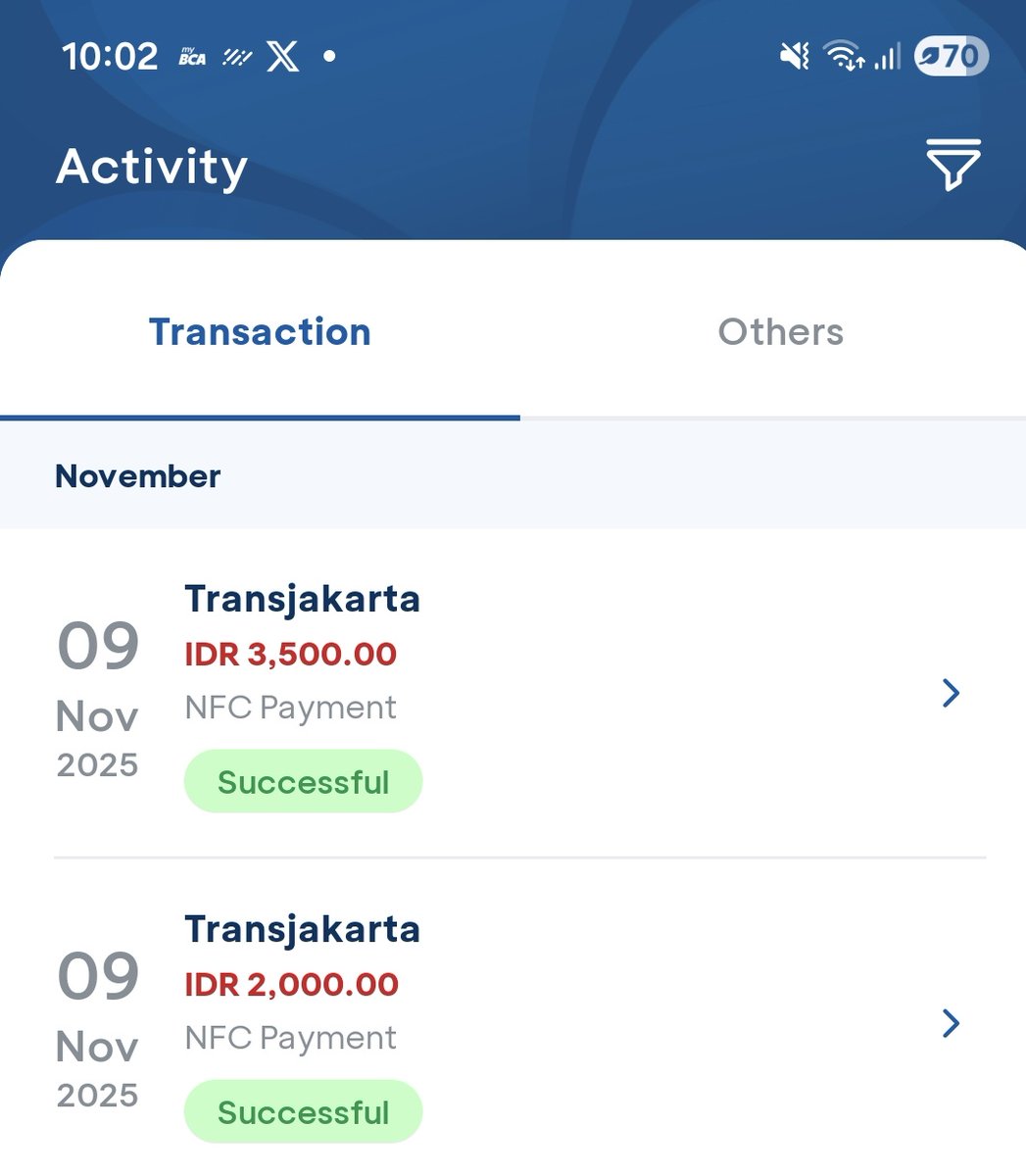 Tadi nyoba pake tap qris, eh kepotong 2 kali🙄 <a href="/PT_Transjakarta/">Transportasi Jakarta</a> 

Selalu jd bahan percobaan kayanya gua wkwk yaudah lah gapapa itung2 sedekah ke negara🙂‍↕️